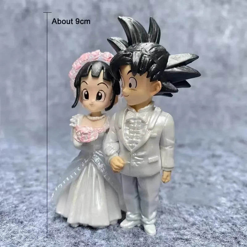 9cm Dragon Ball Anime Figure β Wedding Goku & Chichi - Image 11