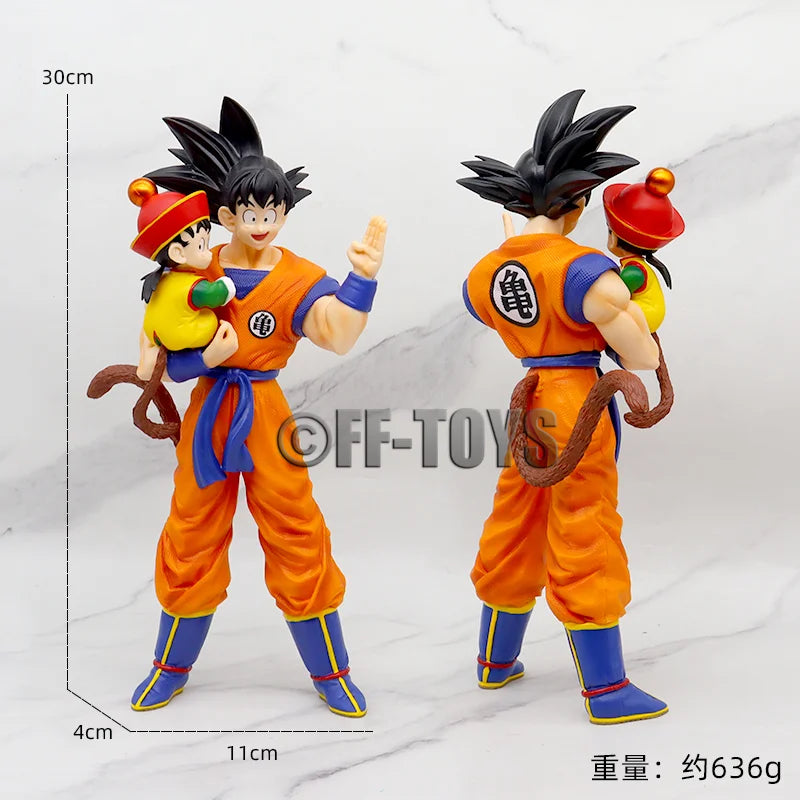 Son Goku with Gohan Figure – 30cm Dragon Ball PVC Action Statue - Image 4