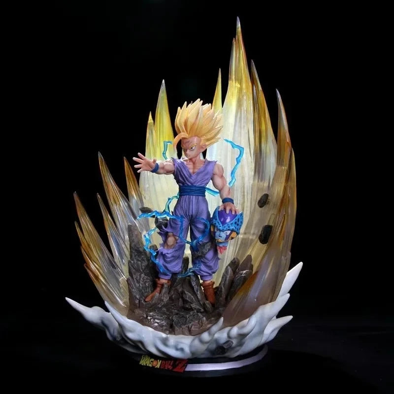Super Saiyan Son Gohan GK Figure – 42cm Dragon Ball PVC Statue with Light - Image 5