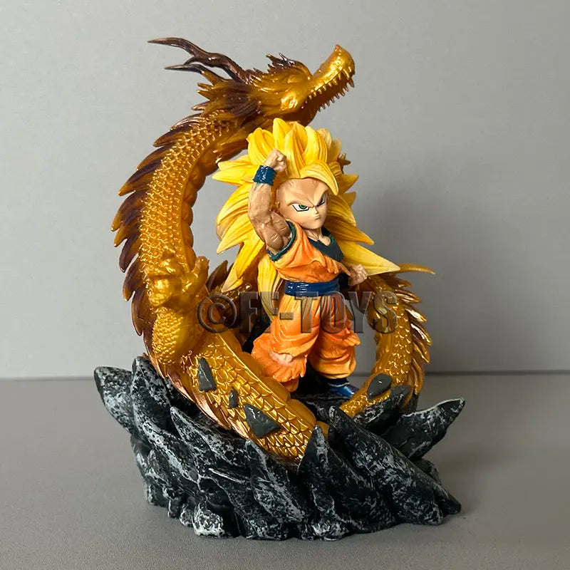 Q Version Dragon Ball Z Figure SSJ3 Goku - Image 3