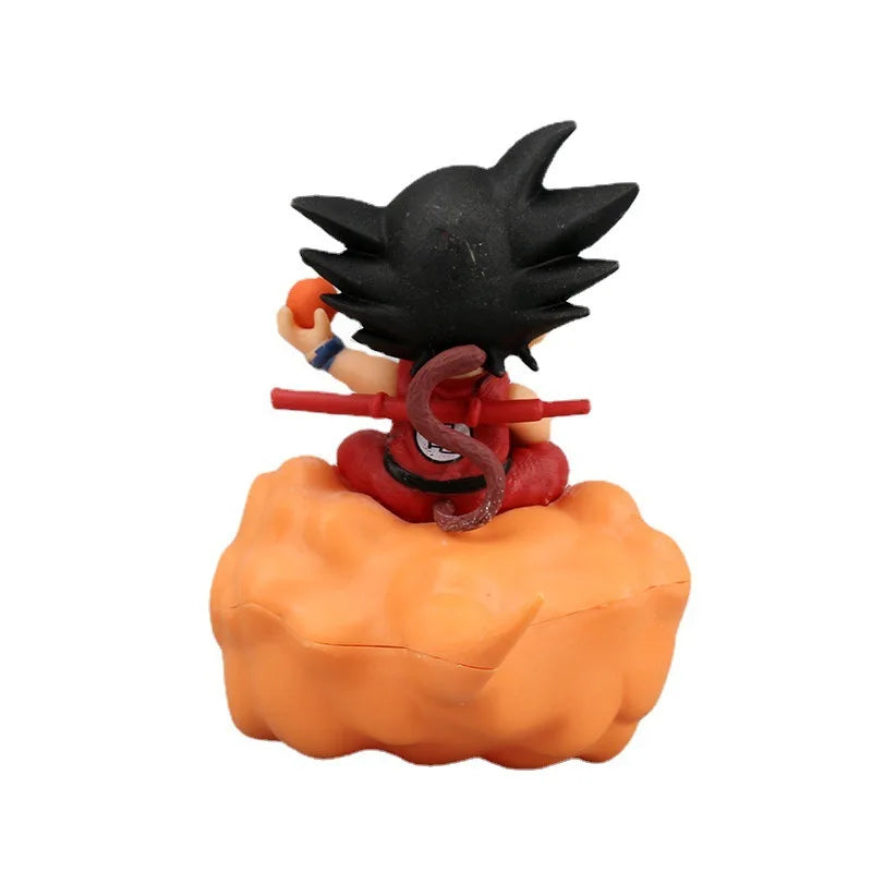 10cm Super Saiyan Goku Sitting on Cloud – Dragon Ball Z PVC Mini Figure - Image 2