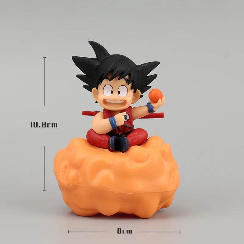 10cm Super Saiyan Goku Sitting on Cloud – Dragon Ball Z PVC Mini Figure