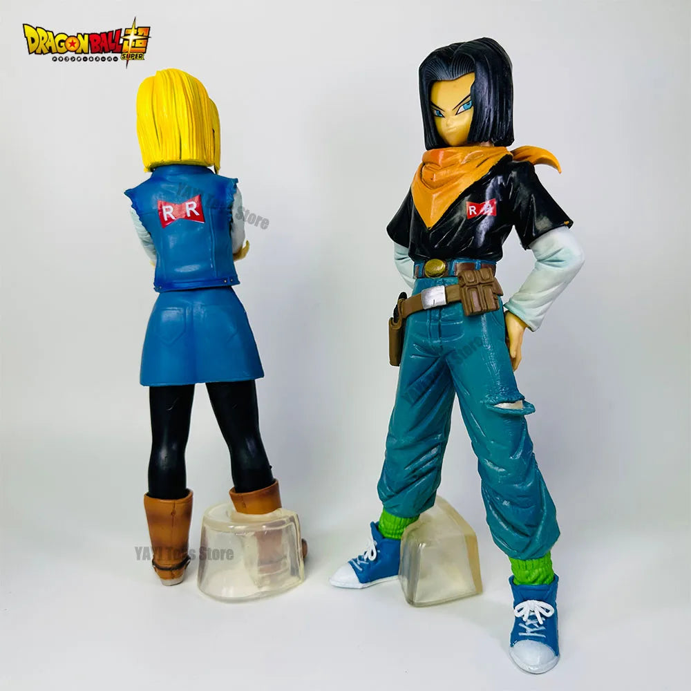 Dragon Ball Z Android 17 & 18 Figures - Image 4