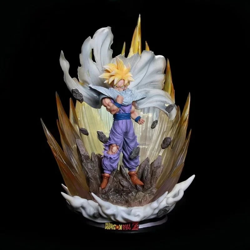 Super Saiyan Son Gohan GK Figure – 42cm Dragon Ball PVC Statue with Light - Image 2