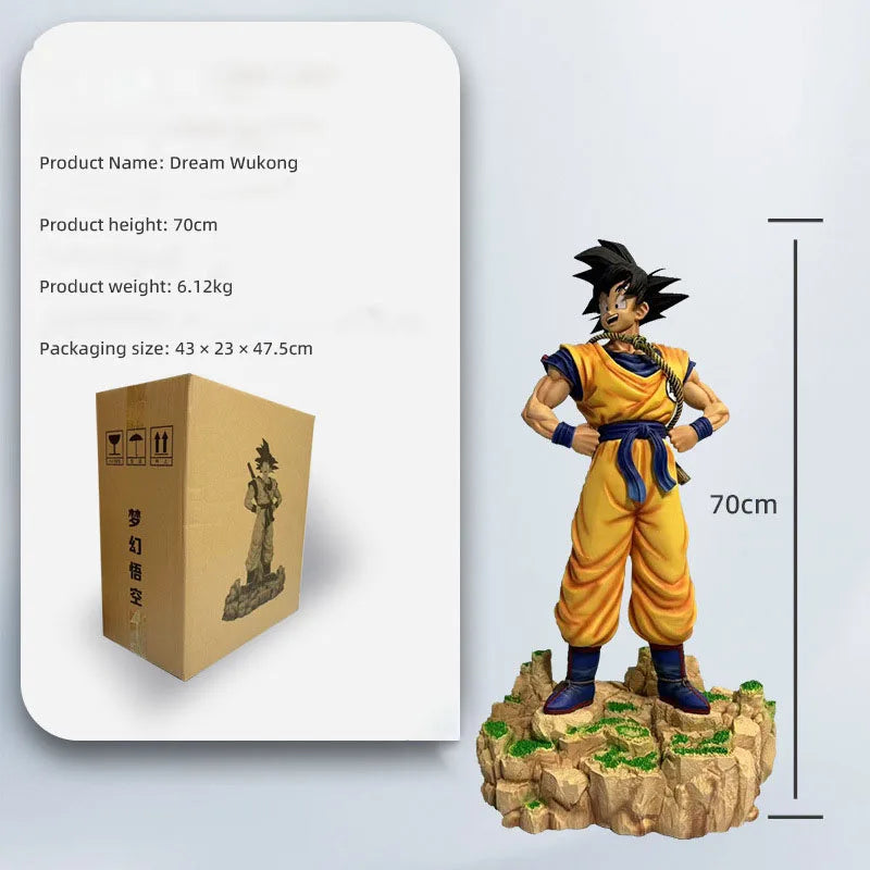 70cm The New Dragon Ball Anime Figure Super Saiyan Son Goku - Image 3